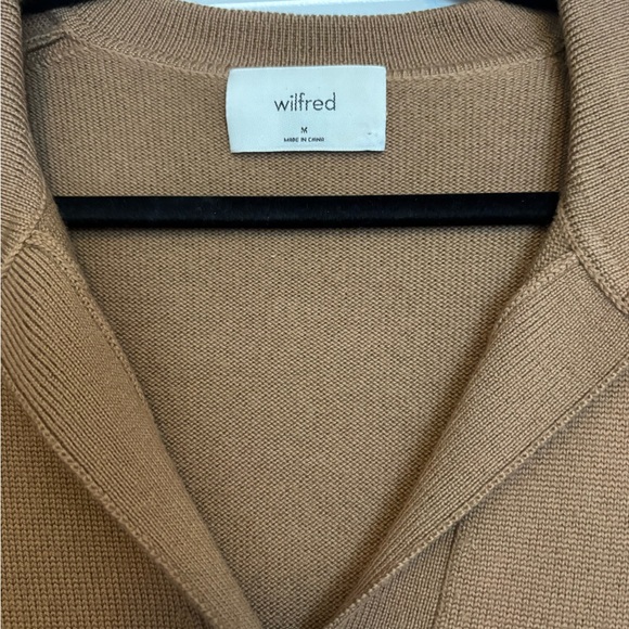 Aritzia Wilfred Clara Sweater in Camel - Picture 3 of 5